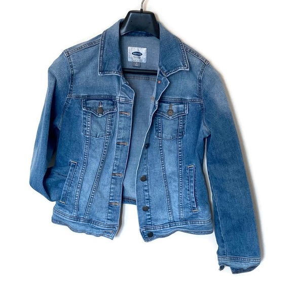 Blue Jean Demin Jacket Medium Wash Women’s - Picture 8 of 9